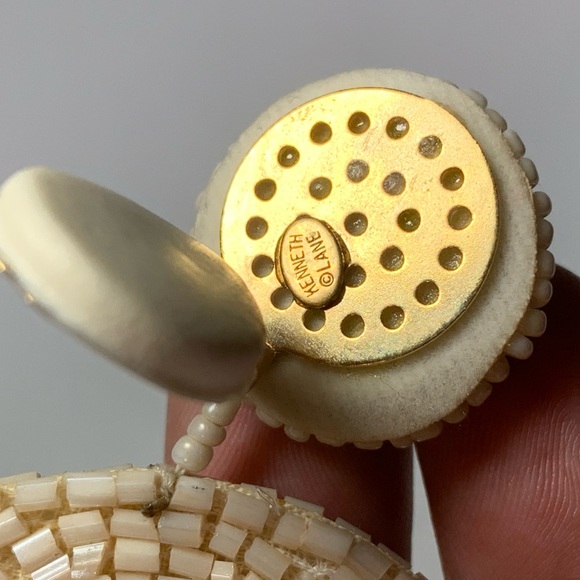 Kenneth Lane beaded earrings - Picture 6 of 6